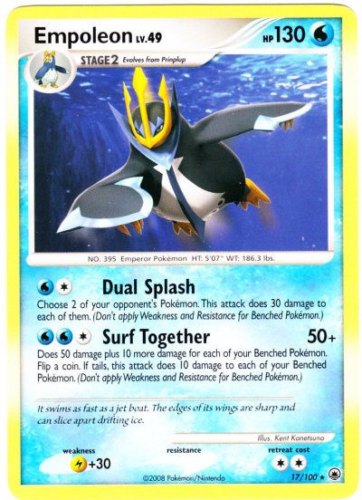 Empoleon - 17/100 - Rare